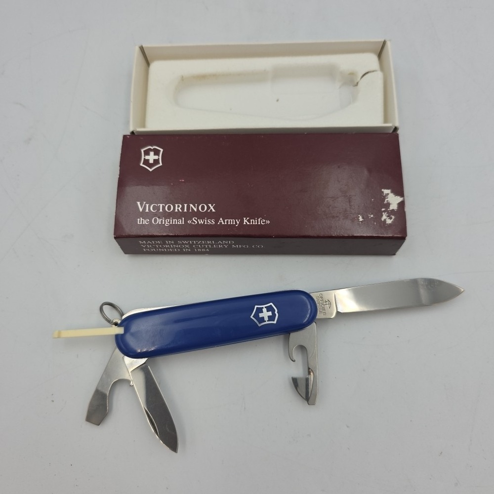 Victorinox Swiss Army Tinker Multi-Tool. 3-1/2" Blue Handles, VTG